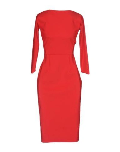 Shop Chiara Boni La Petite Robe Knee-length Dresses In Red