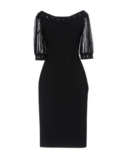 Shop Chiara Boni La Petite Robe Short Dresses In Black