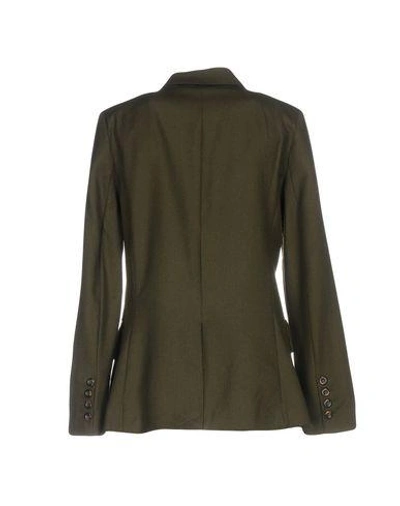 Shop Raoul Blazers In Military Green