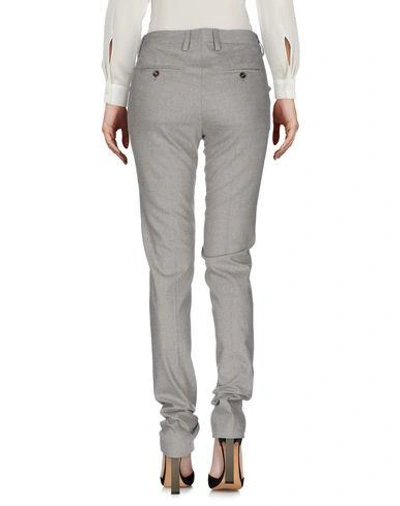 Shop Kiton Casual Pants In Light Grey