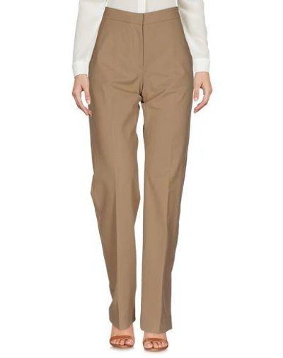 Shop Piazza Sempione Casual Pants In Sand