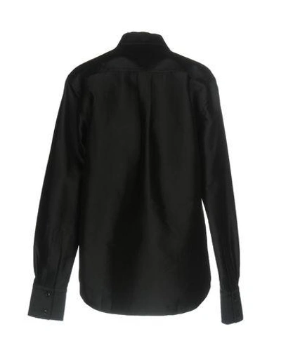 Shop Donna Karan Shirts In Black
