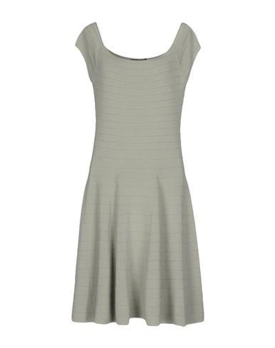 Shop Donna Karan Knee-length Dress In Light Grey