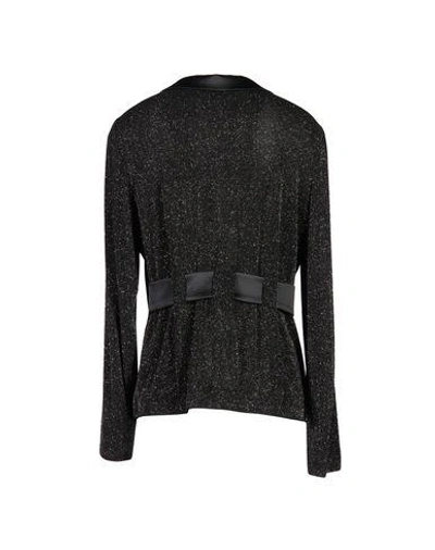 Shop Armani Collezioni Blazer In Black