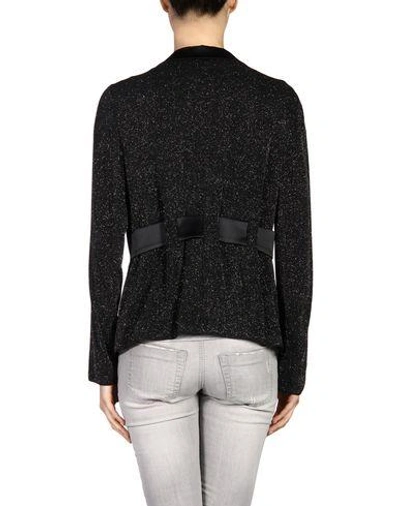 Shop Armani Collezioni Blazer In Black