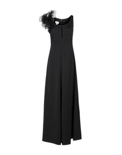 Shop Armani Collezioni Evening Dress In Black