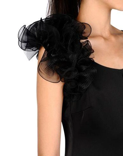 Shop Armani Collezioni Evening Dress In Black