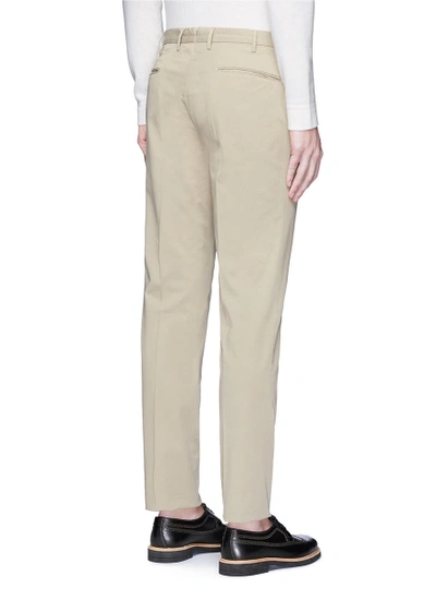 Shop Incotex Slim Fit Cotton Twill Chinos