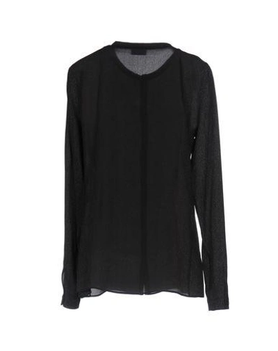 Shop Akris Patterned Shirts & Blouses In Black