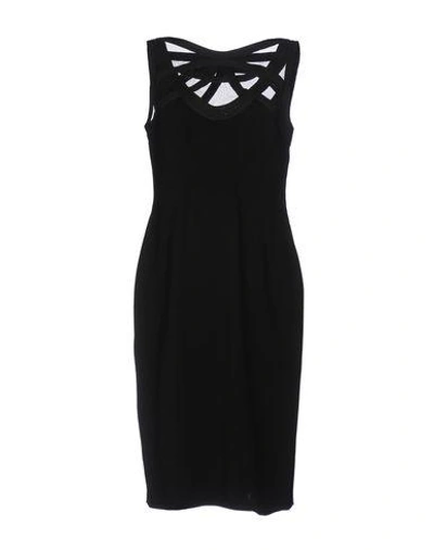 Shop Versace Evening Dress In Black