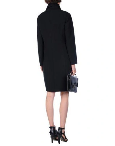 Shop Armani Collezioni Short Dresses In Black