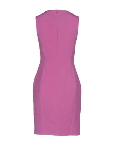 Shop Versace Short Dresses In Pink