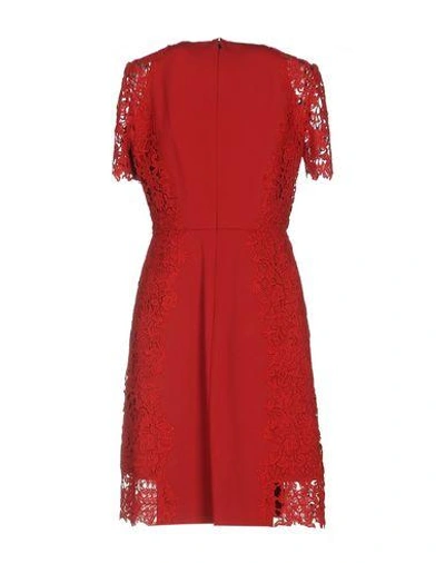 Shop Elie Tahari Short Dress In Red