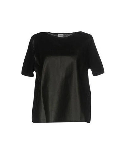 Shop Armani Collezioni Sweaters In Black