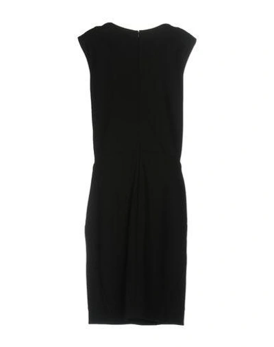 Shop Donna Karan Knee-length Dress In Black
