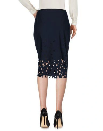 Shop Elie Tahari 3/4 Length Skirts In Dark Blue