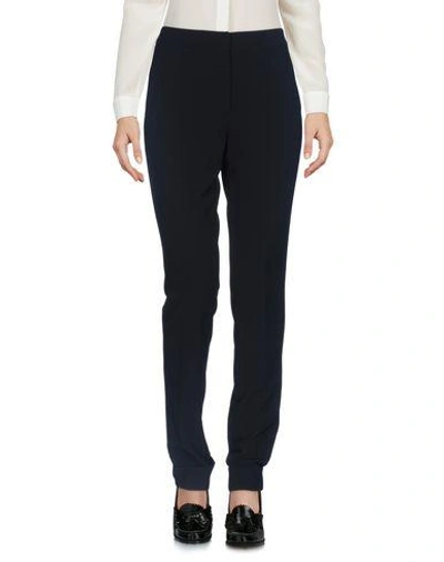 Shop Armani Collezioni Casual Pants In Black