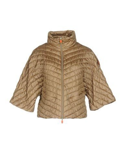 Shop Save The Duck Jackets In Sand