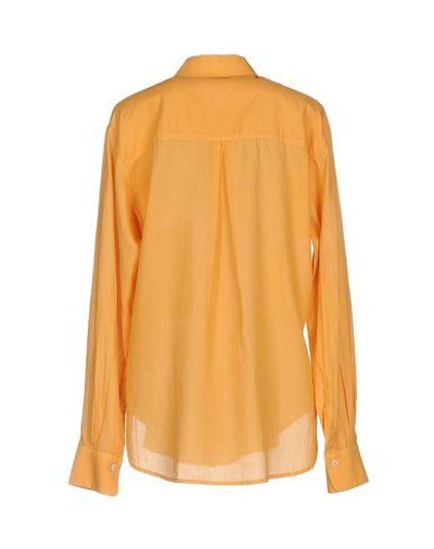 Shop Peuterey Solid Color Shirts & Blouses In Orange