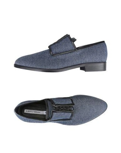 Shop Alberto Fermani Laced Shoes In Blue