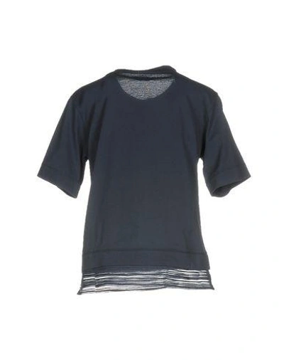 Shop Peuterey T-shirts In Dark Blue