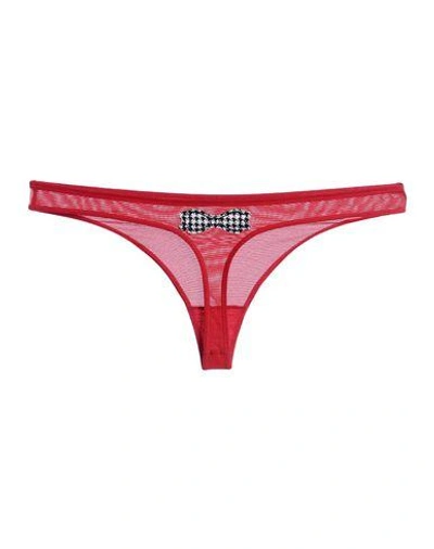 Shop Chantal Thomass G-strings In Red