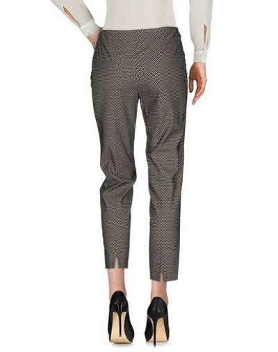 Shop Piazza Sempione Casual Pants In Dark Blue