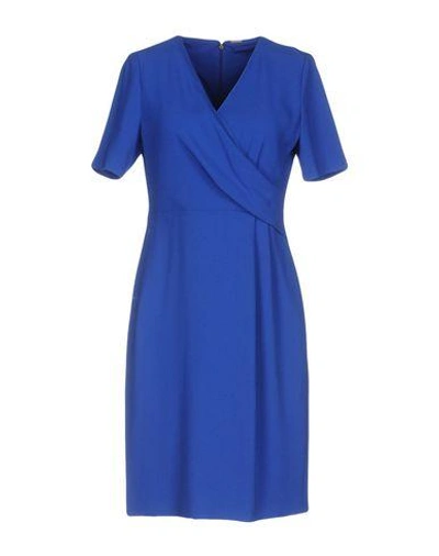 Shop Elie Tahari Short Dress In Blue
