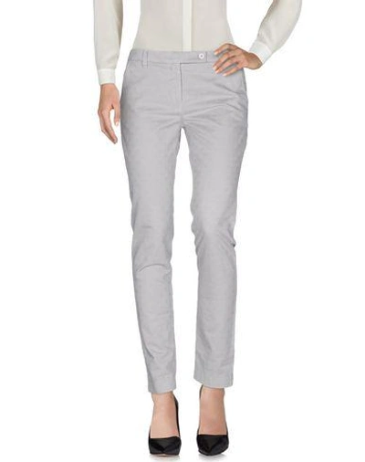 Shop Incotex Woman Pants Light Grey Size 33 Cotton, Elastane
