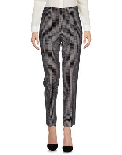 Shop Piazza Sempione Casual Pants In Black