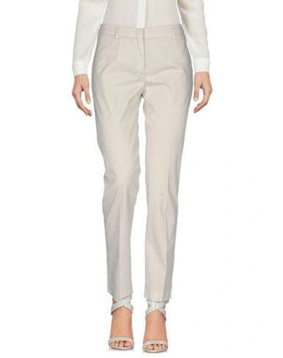 Shop Incotex Woman Pants Light Grey Size 29 Cotton, Elastane