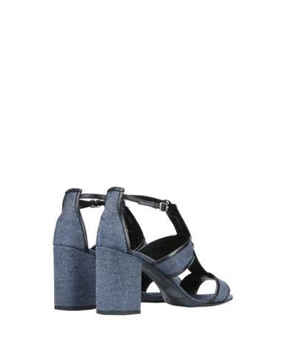 Shop Alberto Fermani Sandals In Blue