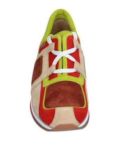 Shop A.testoni Sneakers In Beige