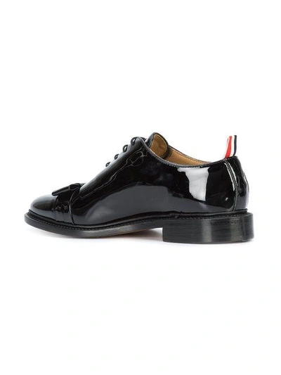 Shop Thom Browne Bow One-piece Oxfords In Black