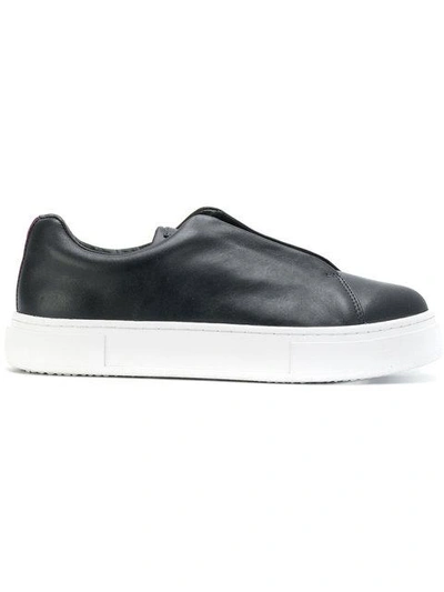 Eytys 30mm Doja S-o Leather Slip-on Sneakers In Navy | ModeSens