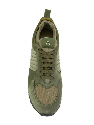 Shop Philipp Plein Setting Runner Sneakers - Green