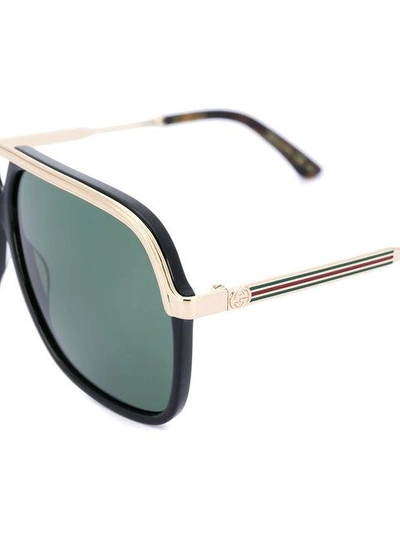 Shop Gucci Square Frame Sunglasses