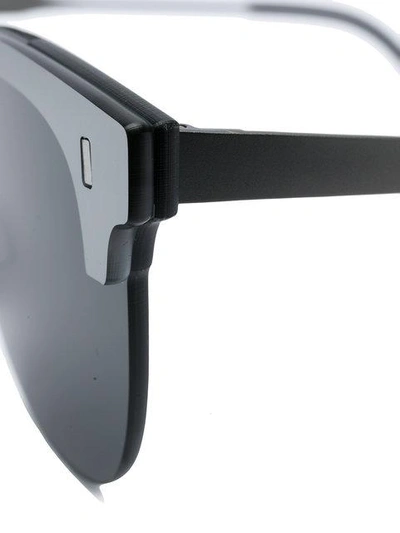 Shop Retrosuperfuture Strada Sunglasses In Black