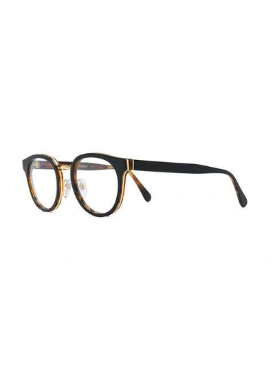 Shop Retrosuperfuture Numero 22 Havana Glasses - Black