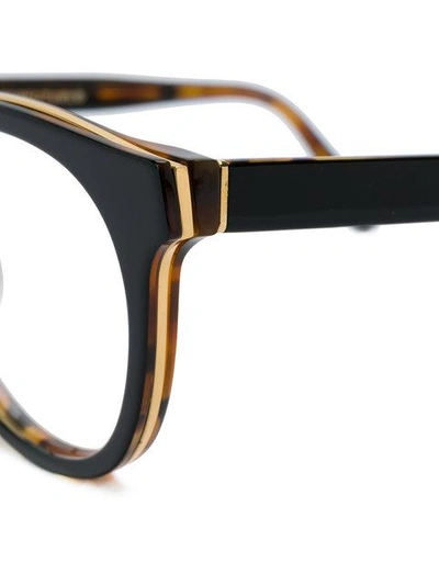 Shop Retrosuperfuture Numero 22 Havana Glasses - Black