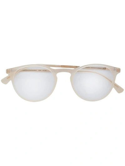Shop Mykita Talini Round Frame Glasses In Neutrals