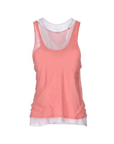 Shop Majestic Tank Top In Coral