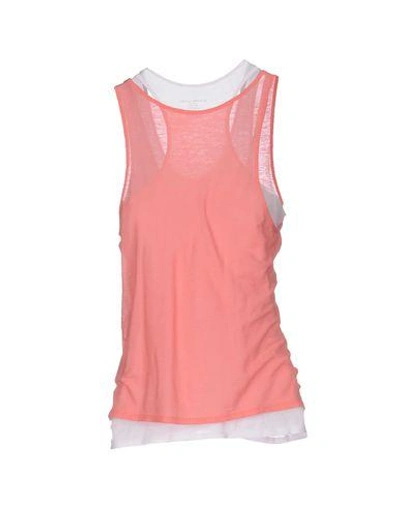 Shop Majestic Tank Top In Coral