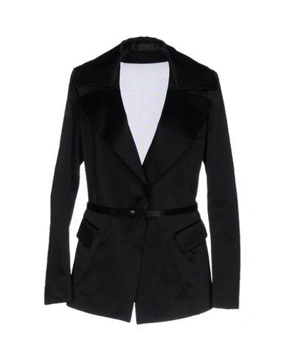 Shop Donna Karan Sartorial Jacket In Black