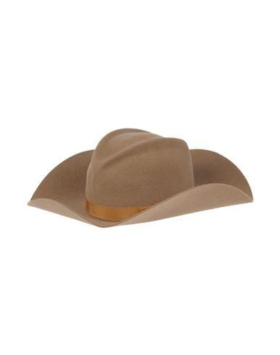 Shop Gladys Tamez Hats In Camel