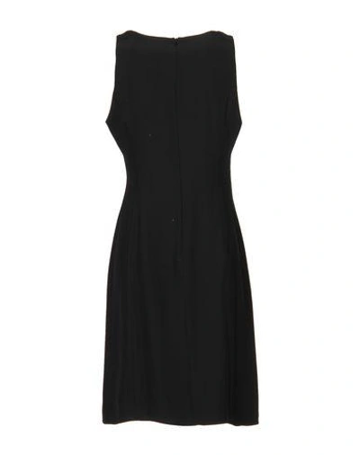 Shop Armani Collezioni Knee-length Dress In Black