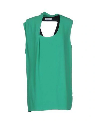 Shop Costume National Top In Green