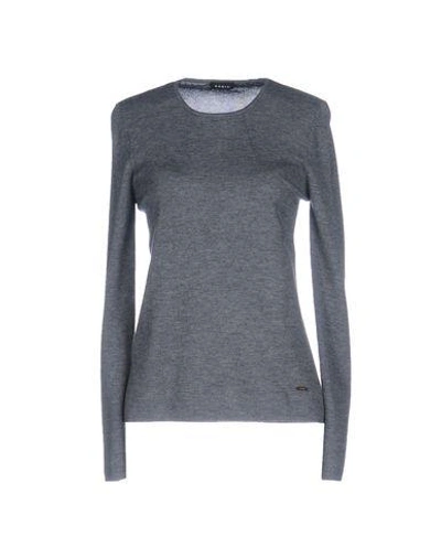 Shop Akris Sweaters In Grey