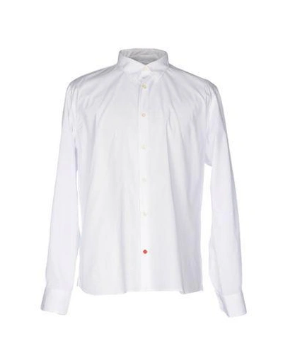 Shop Peuterey Solid Color Shirt In White