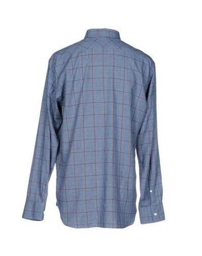 Shop Billy Reid Shirts In Slate Blue
